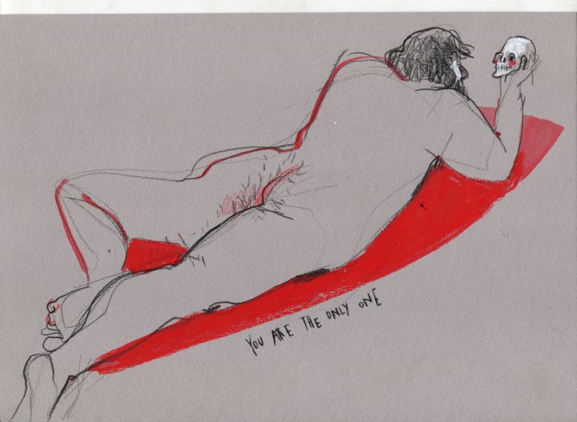 Life drawing sessions. Male figure.  14