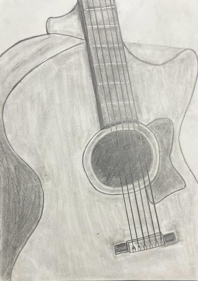 Dibujo guitarra 1