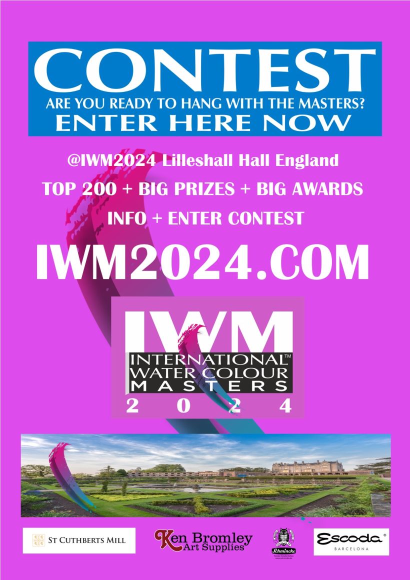 The IWM2024 Contest is now open - put your new watercolour skills to the test - enter the contest organised by Master David  
