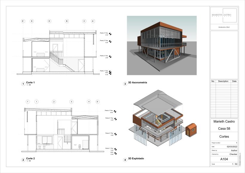 Proyecto: Diseño y modelado arquitectónico 3D con Revit 5