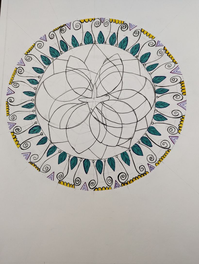 My project for course: The Art of Mandala Drawing: Create Geometric Patterns 5