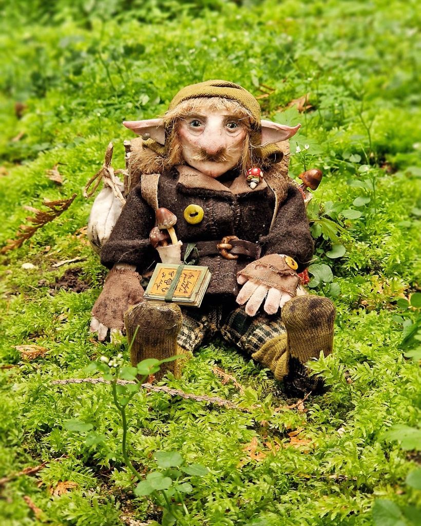 A Muddy Mushroom Gnome: Introduction to Puppet Making for Stop Motion 2