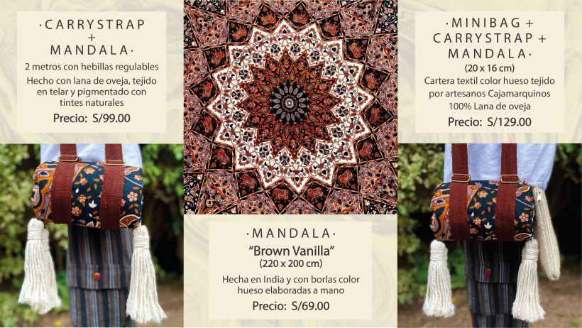 Mandala "Brown Vanilla"