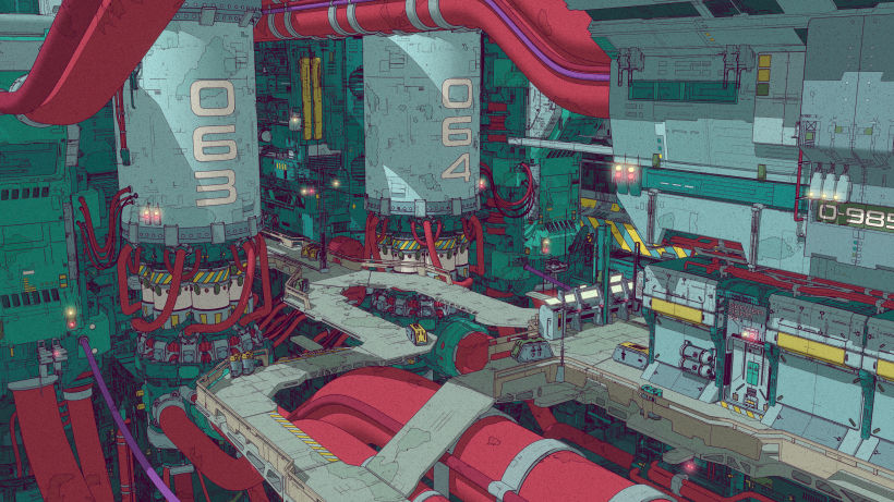 3D Toon-Style Environment Art with Arnold: Factory Reactor 2