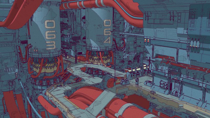 3D Toon-Style Environment Art with Arnold: Factory Reactor 11