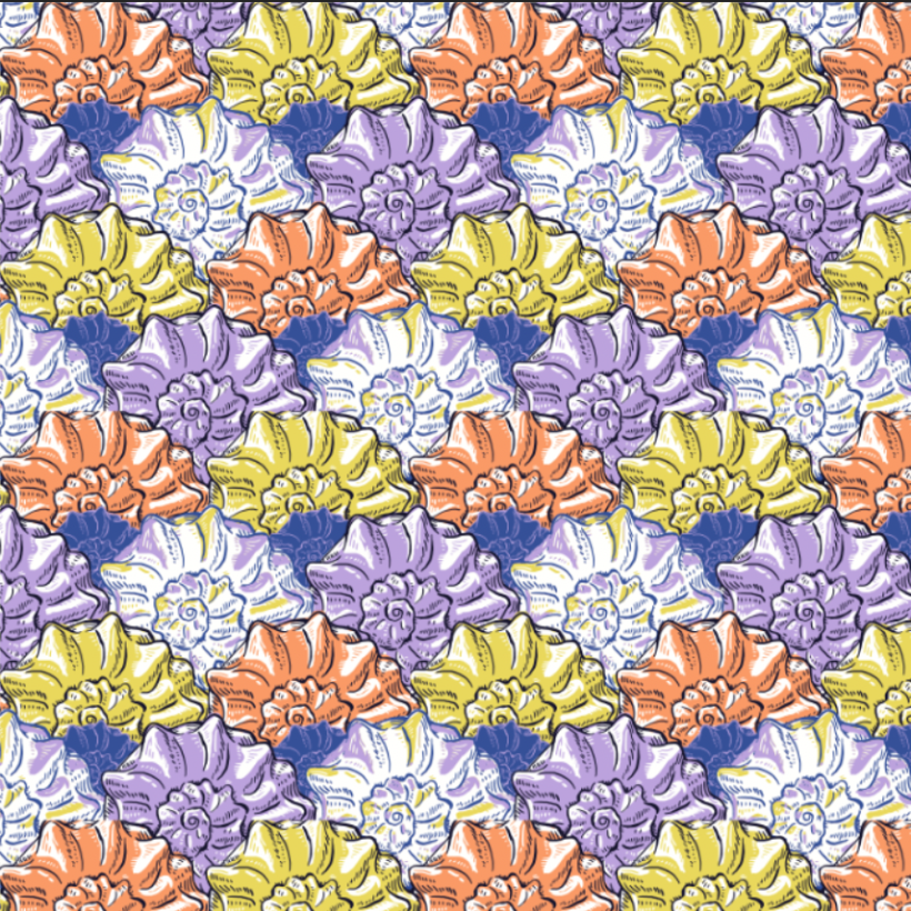 Mi proyecto del curso: Diseño de patrones ilustrados_ Buscando a Nemo 6