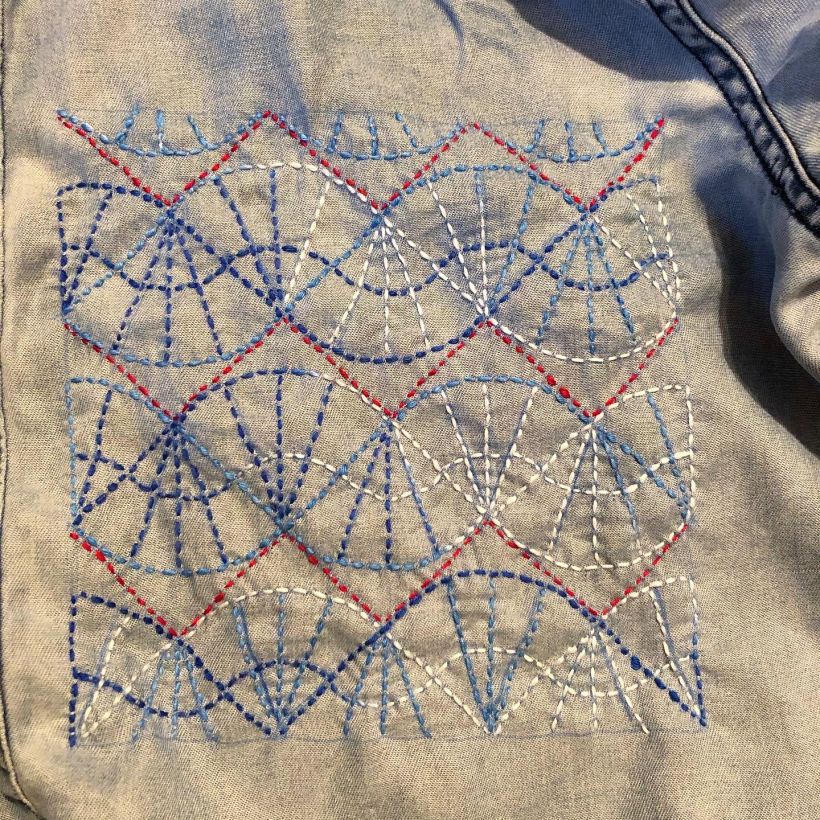 My project for course: Introduction to Japanese Sashiko Stitching 10