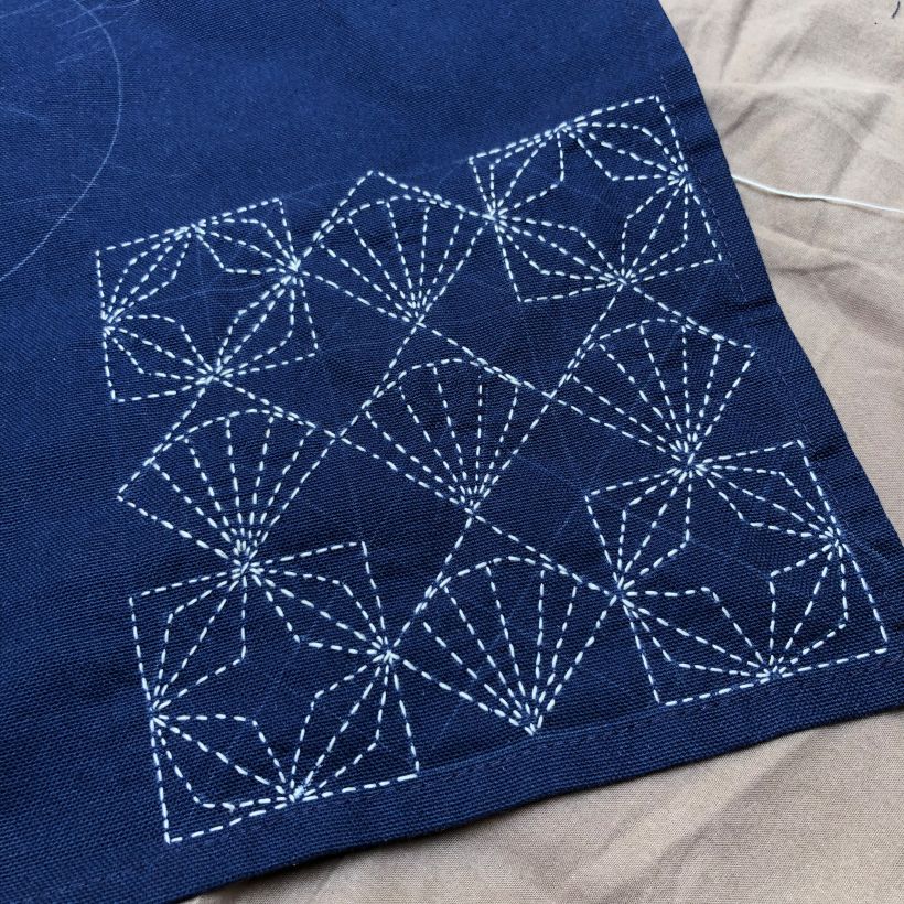 My project for course: Introduction to Japanese Sashiko Stitching 11