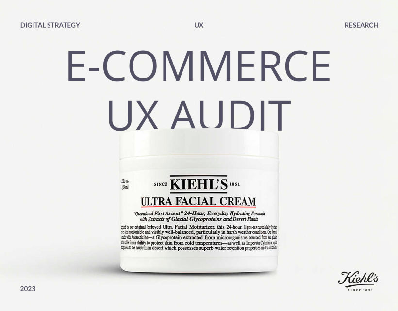 Kiehl's - E-commerce (UX Audit) 3