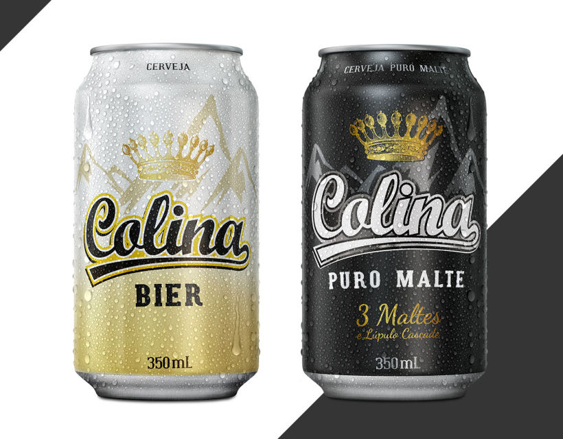 Colina Beer and Colina Puro Malte / Packaging redesign 1