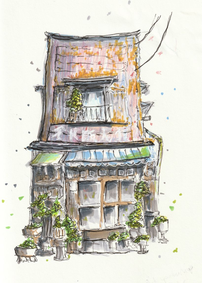 My project for course: Expressive Architectural Sketching with Colored Markers 5