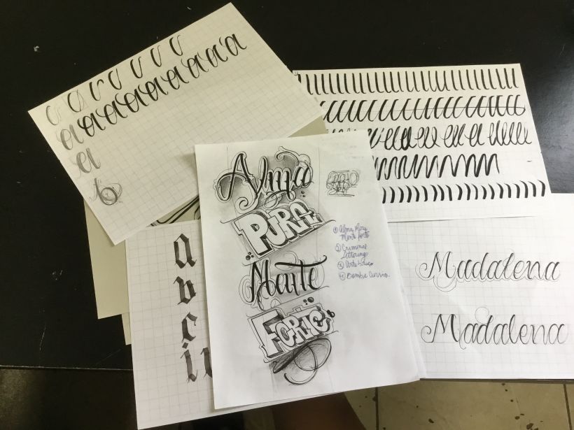 Meu projeto do curso: Lettering para tatuagem 2