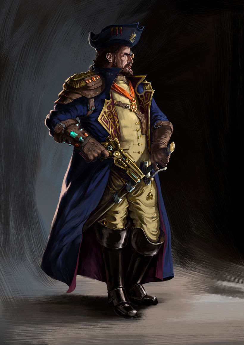 Proyecto FINAL: Capitán Magnus Wolfram. Lux-Prime de la Flota de Cazadores de Luz del Reino de Lumen.