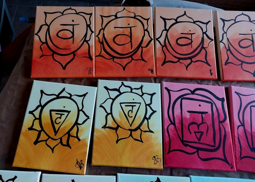 My Chakra Series with India ink