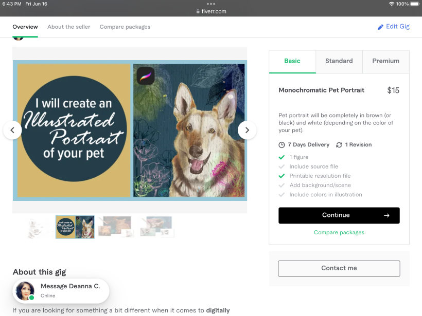 My project for course: Becoming a Creative Freelancer on Fiverr 5