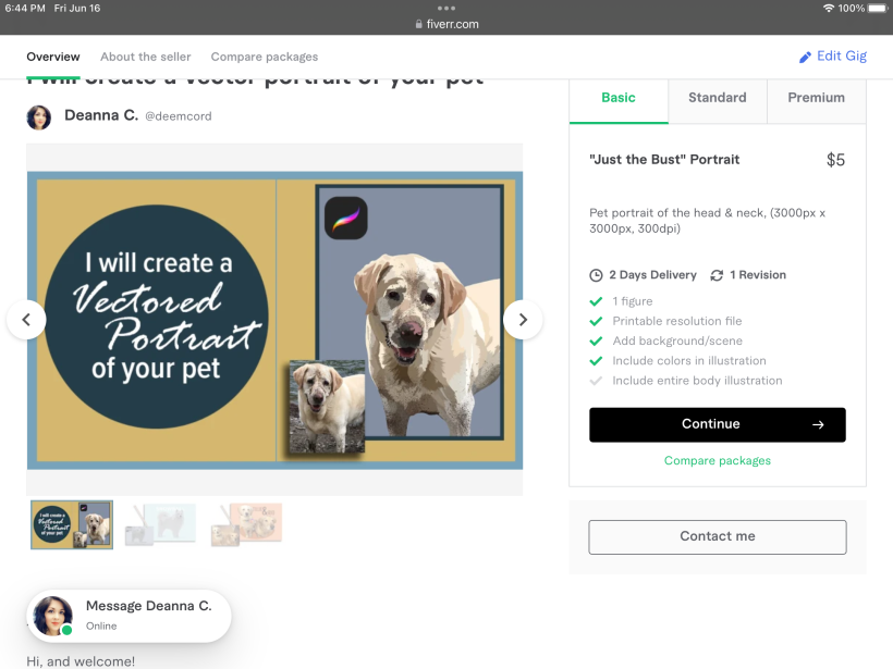 My project for course: Becoming a Creative Freelancer on Fiverr 8