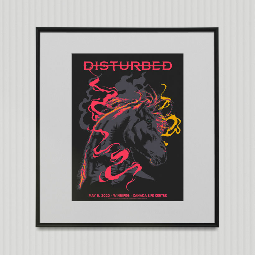 DISTURBED (Official Gig Poster) 3