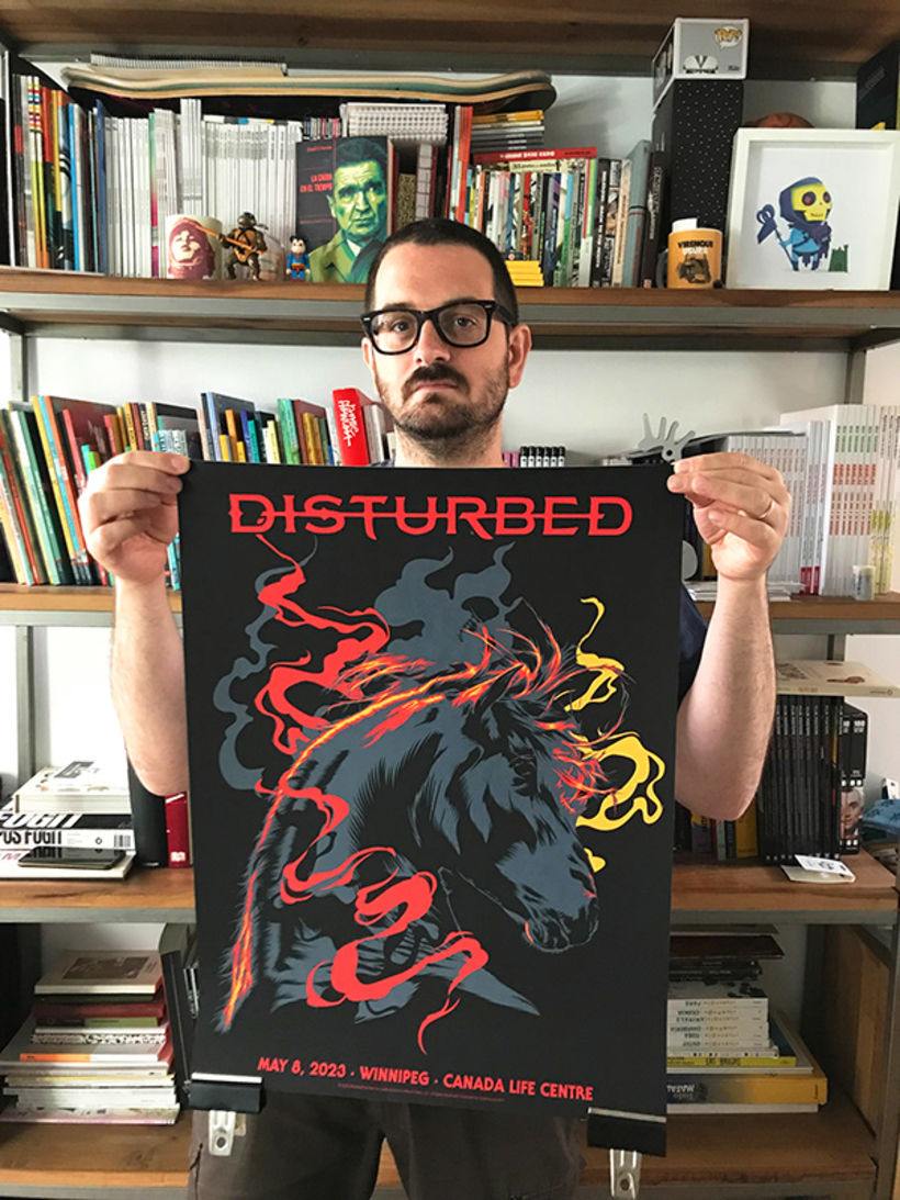 DISTURBED (Official Gig Poster) 4
