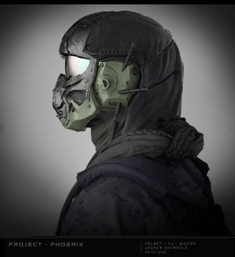 Phoenix Helmet - 3D Print Designs 12