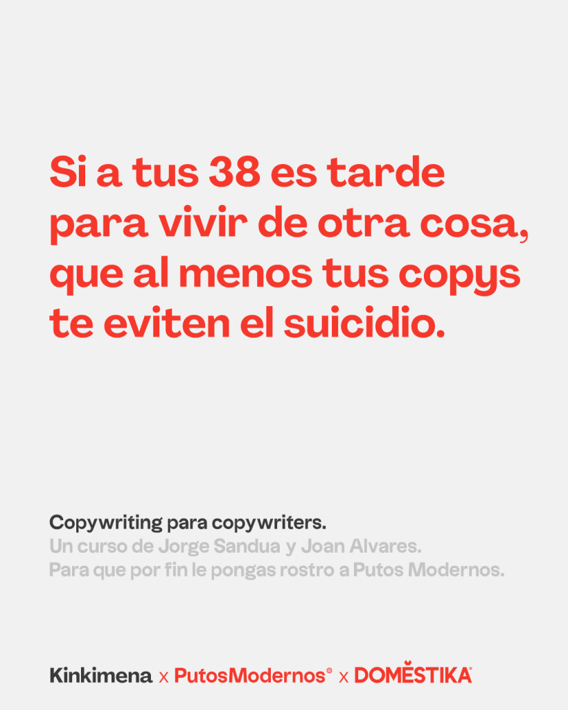 Copywriting para copywriters: manual para evitar el suicidio. 4