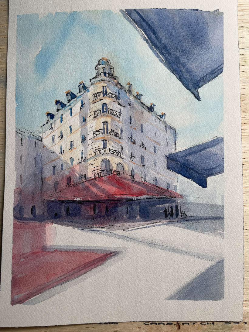 My project for course: Architectural Sketching with Watercolor and Ink 2
