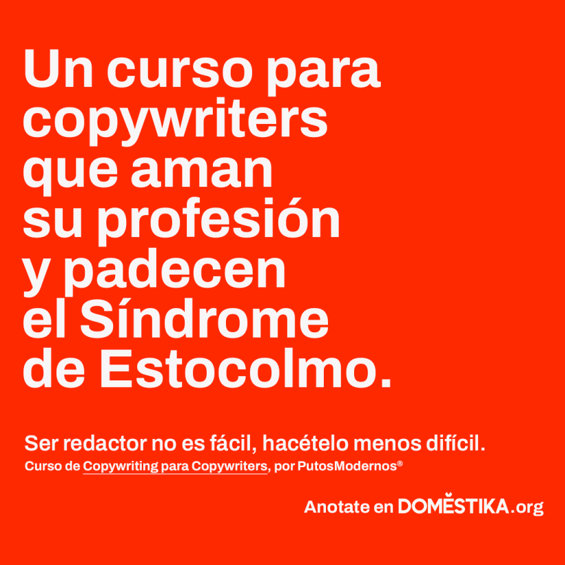 Proyecto del curso: Copywriting para copywriters 1