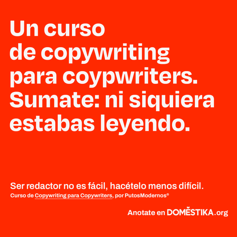 Proyecto del curso: Copywriting para copywriters 2