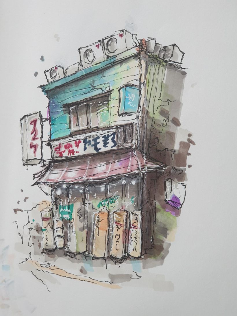 My project for course: Expressive Architectural Sketching with Colored Markers 8