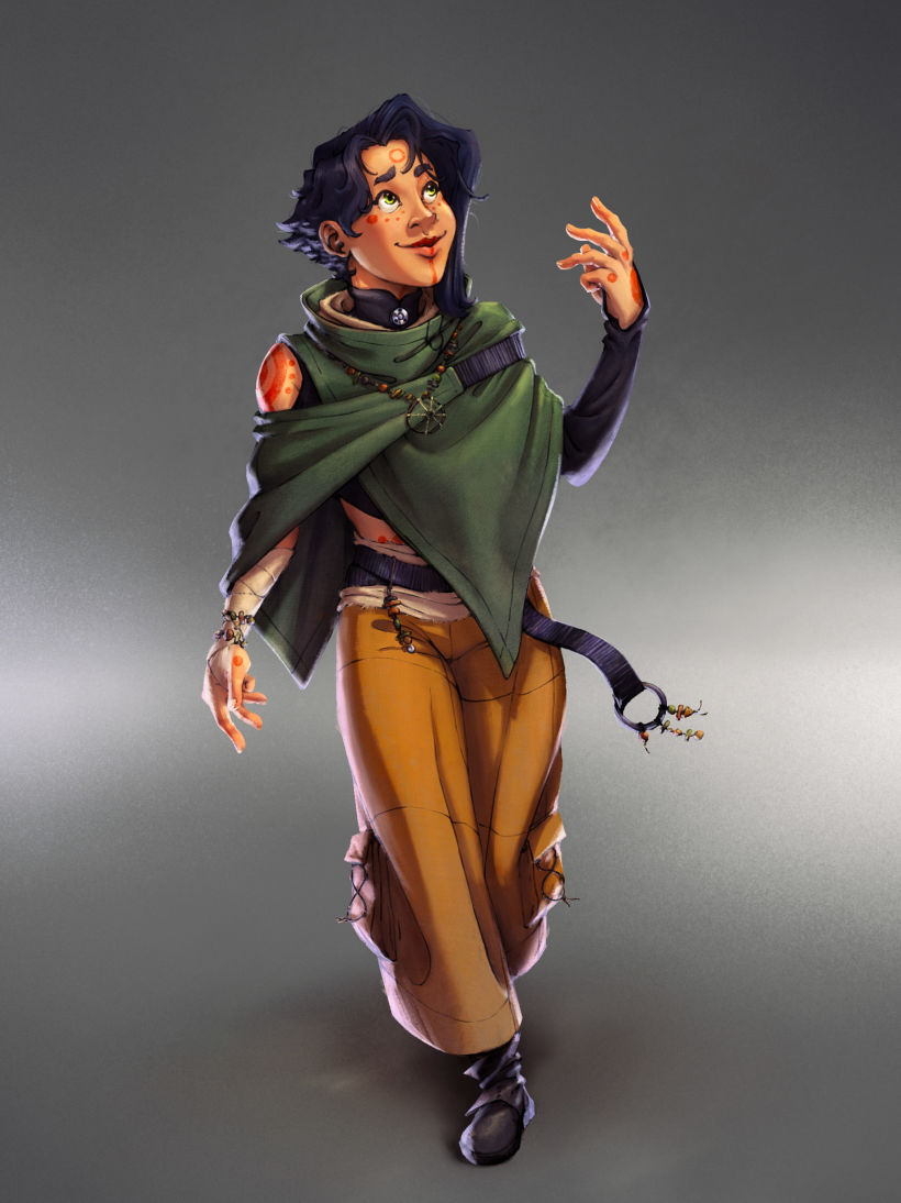My project for course: Concept art : Character design and worldbuilding - Kayna 17