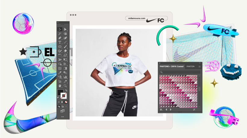 diseño de estampa | Nike 4