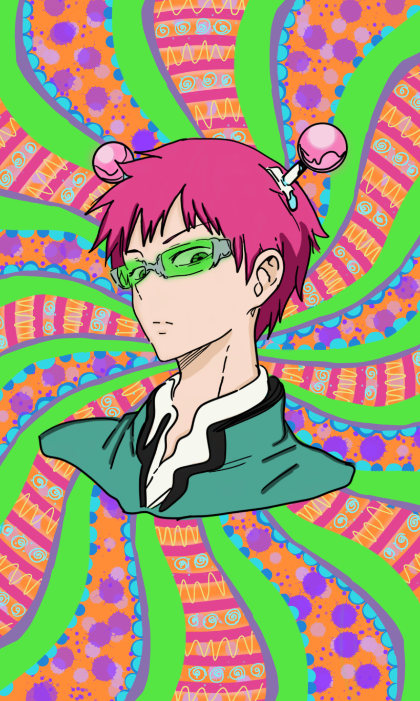 Saiki K Fanart Domestika