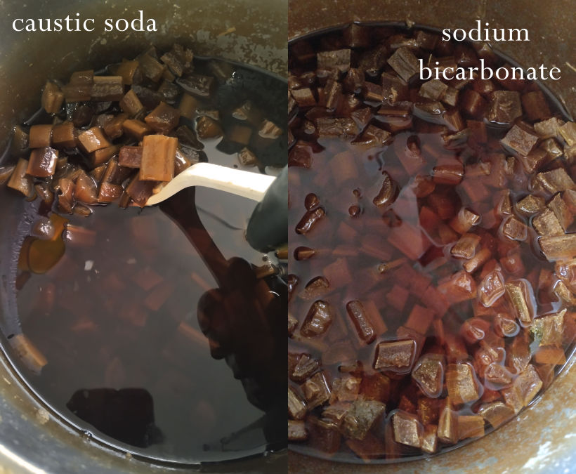 Papel de girasol: variación del proceso con bicarbonato de sodio 4