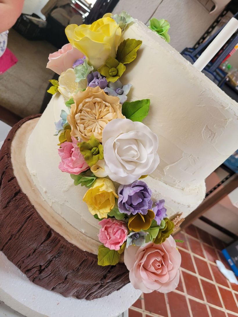 Mi proyecto del curso: Flores de azúcar para cake design 3