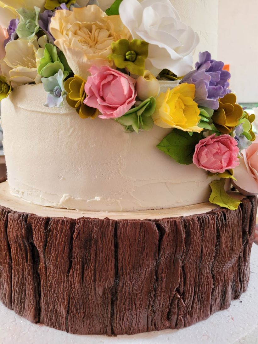 Mi proyecto del curso: Flores de azúcar para cake design 4