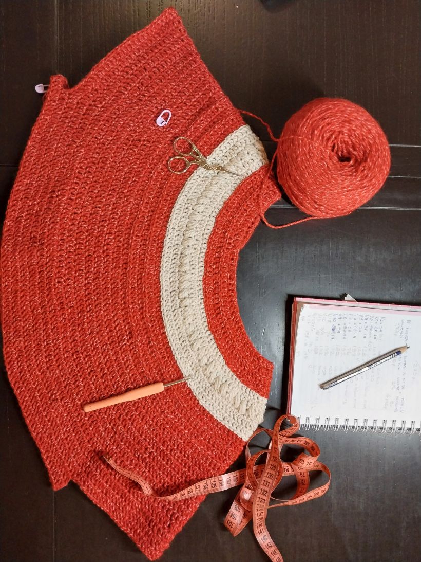 Mi proyecto del curso: Top-down: prendas a crochet de una sola pieza 4