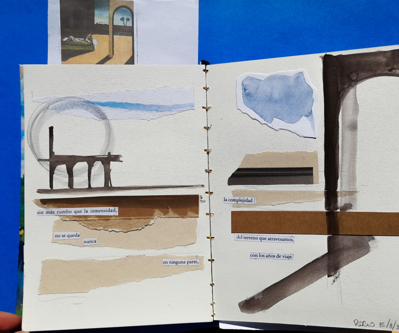 Mi proyecto del curso: Cuaderno artístico para viajes imaginarios 1