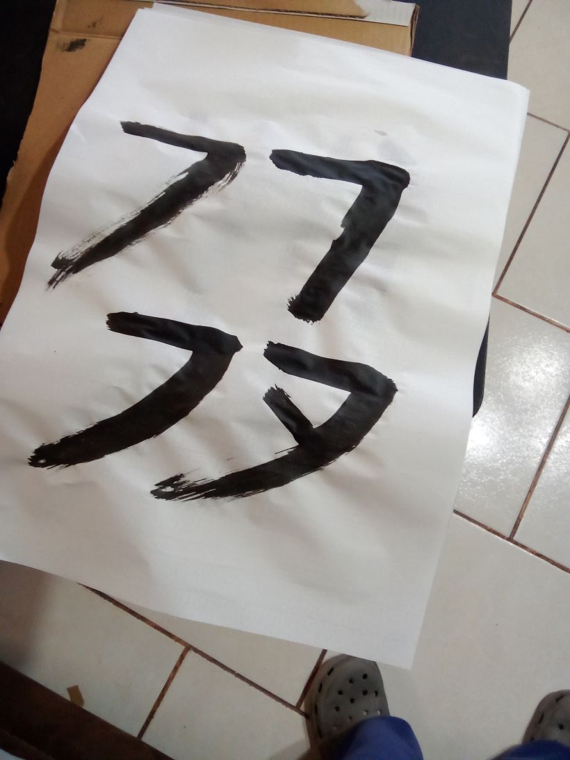 Mi proyecto del curso: Shodo: introducción a la caligrafía japonesa 2