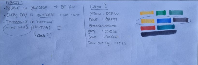 Phrases and colour research