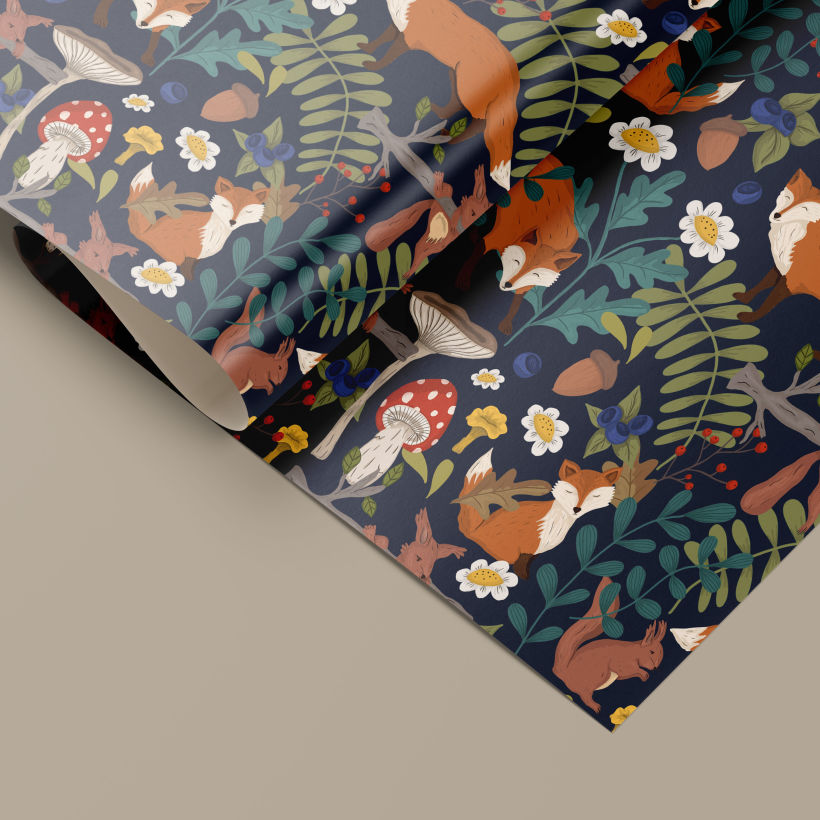 My project for course: Digital Pattern Illustration Inspired by Flora and Fauna 4