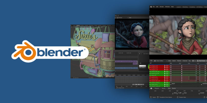 Blender 3d design software
