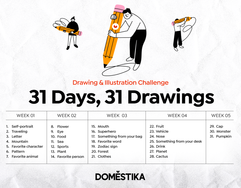 7 Days of Drawing