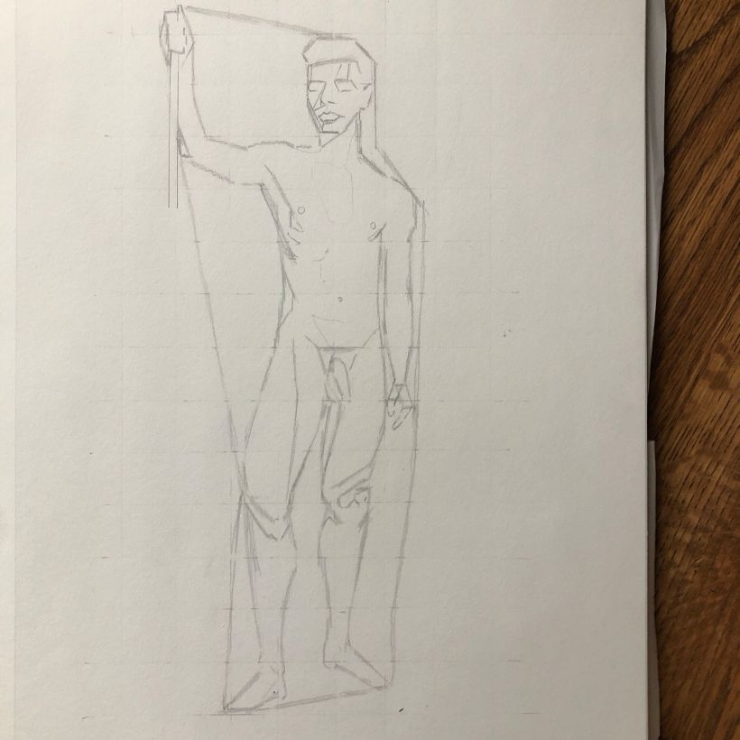My drawing of Human P