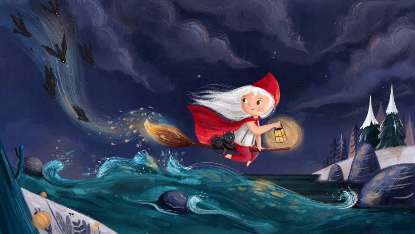 My project for course: Children’s Illustration with Procreate: Paint Magical Scenes 1