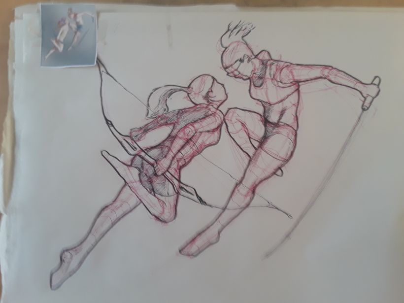 Bezai's Art Corner- — Plance Ice Skating AU, yeah I guess I'm trying out...