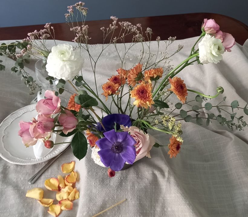 Mi proyecto del curso: Diseño de arreglos con flores de temporada 14