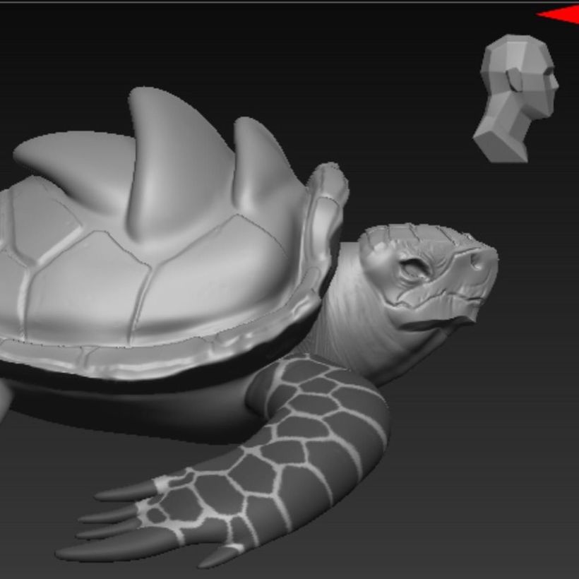 Mi proyecto del curso: Diseño de criaturas 3D con ZBrush y Photoshop 3
