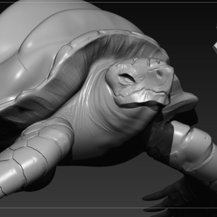 Mi proyecto del curso: Diseño de criaturas 3D con ZBrush y Photoshop 6