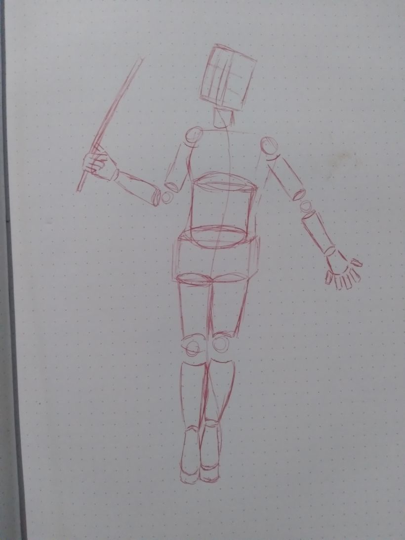 Mi proyecto del curso: Dibujo de la figura humana en poses expresivas 3