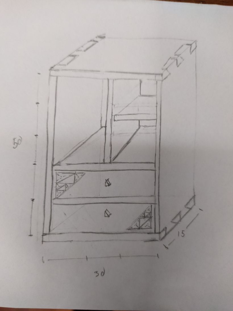 Mi proyecto del curso: Ebanistería: construcción de muebles con herramientas manuales 1