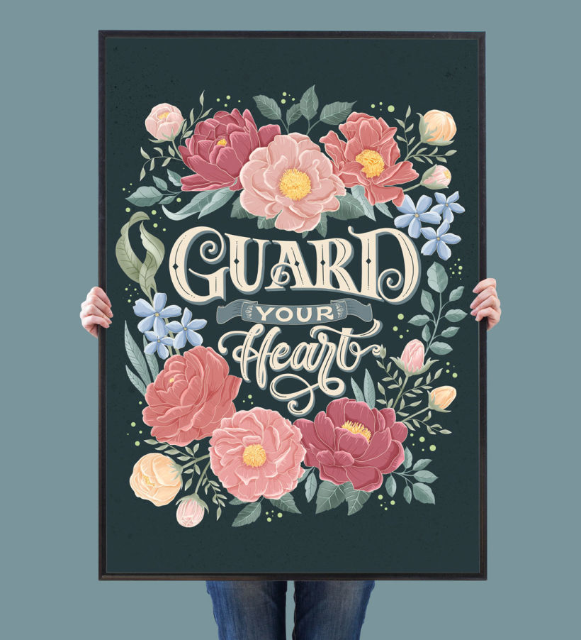 My final artwork: "Guard your heart"